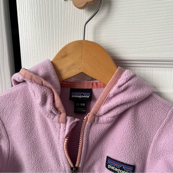 Patagonia Fleece Pink 12-18 Months - Picture 2 of 5